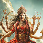 Durga - Goddess of war, strength, and protection