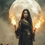 Hecate - Goddess of magic, witchcraft, night, moon, and ghosts