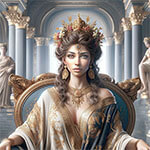 Hera - Queen of the gods, goddess of marriage and birth