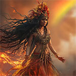 Pele - Goddess of volcanoes and fire